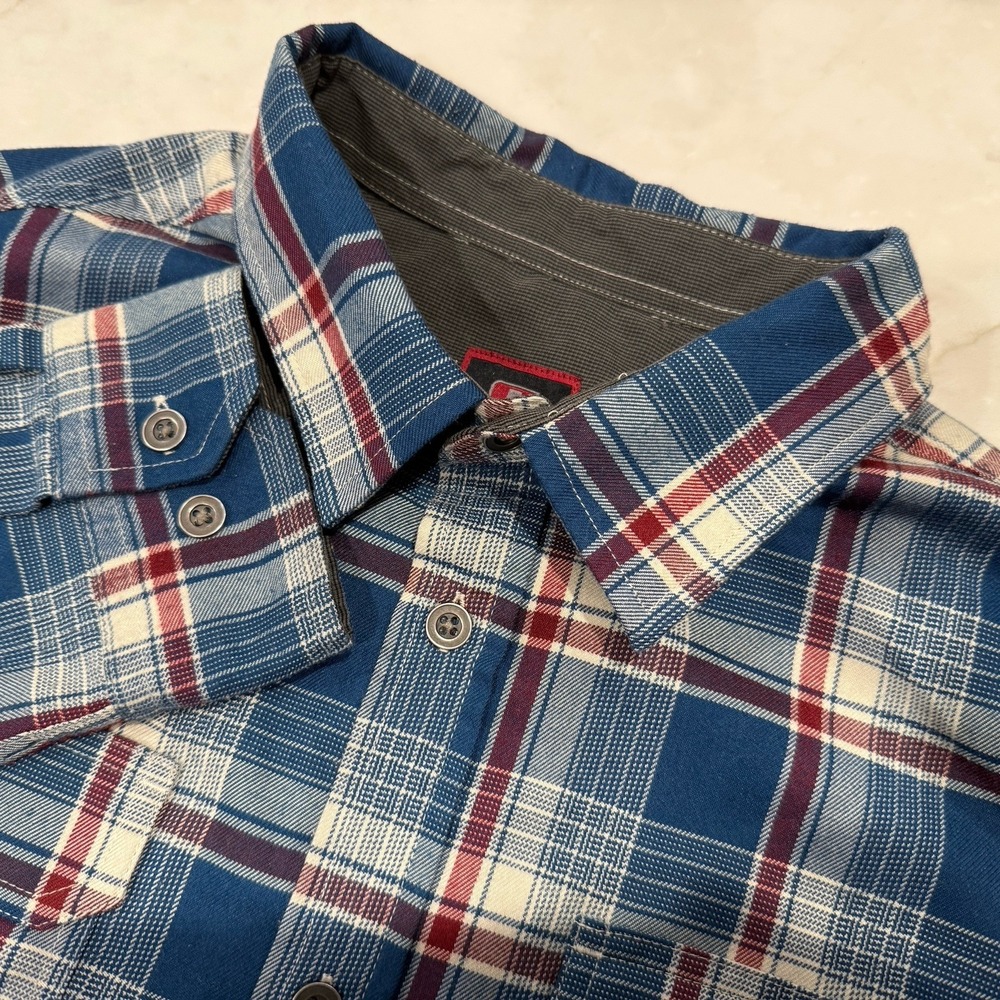 Swiss Tech Men's X-LARGE ‎ (46-48) Plaid Tech Shirt Outdoor Flannel Style